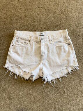 Pistola White Jean Shorts Size 27